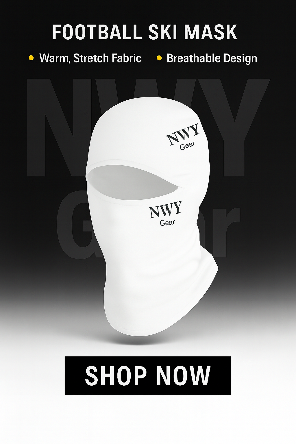 White Ski Mask
