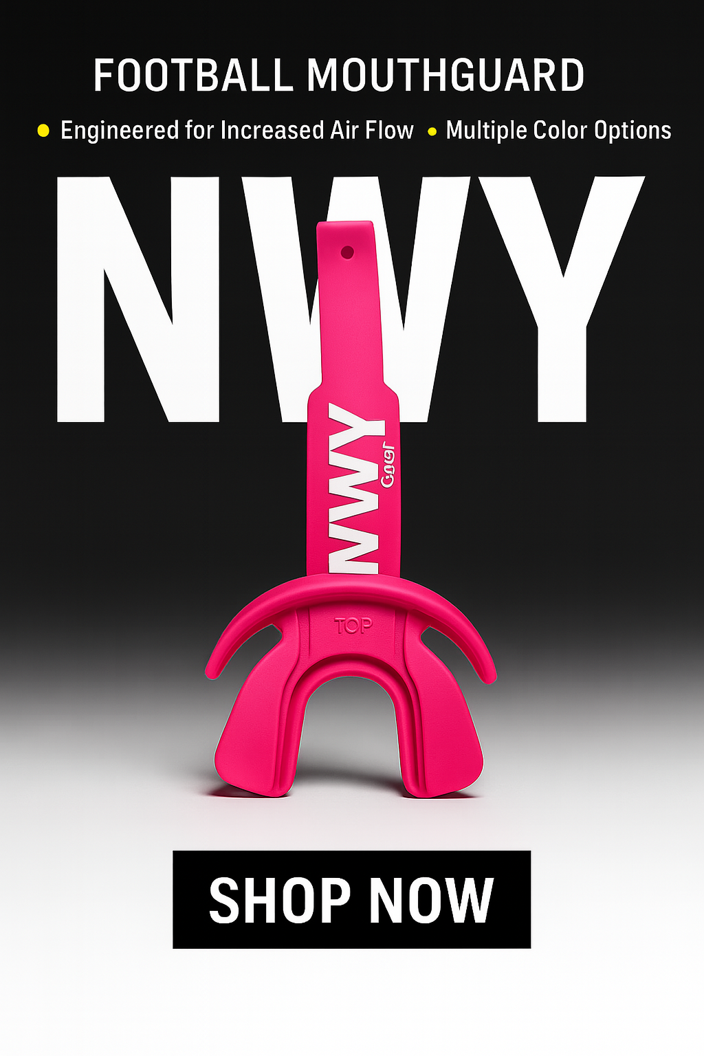 Bright Pink NuWay Mouth Guard