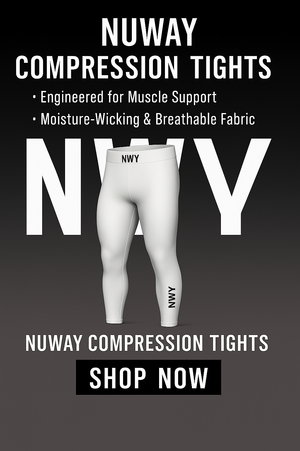 White Compression Tights